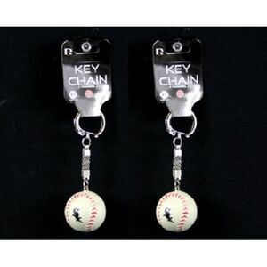 Chicago White Sox MLB Baseball Key Chain 2 Pack